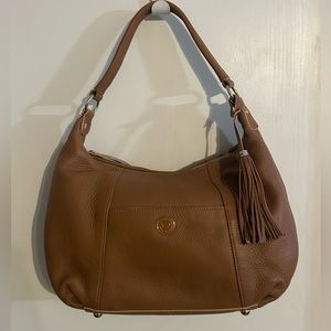 New Without Tags Isaac Mizrahi Tan Brown Leather Hobo